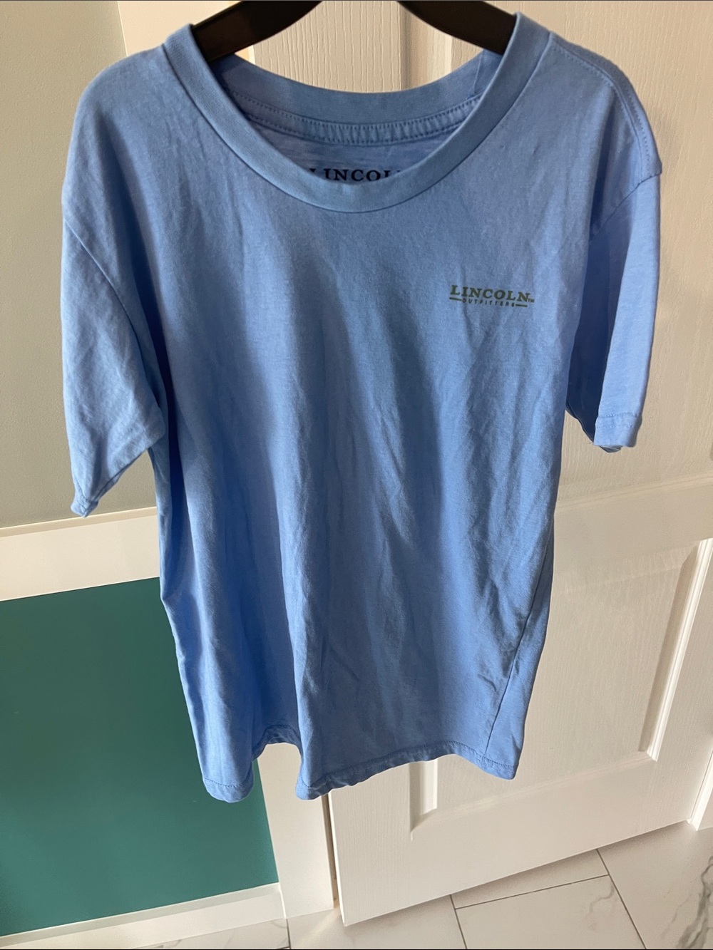 Lincoln Light Blue Short-Sleeve Kids Tee